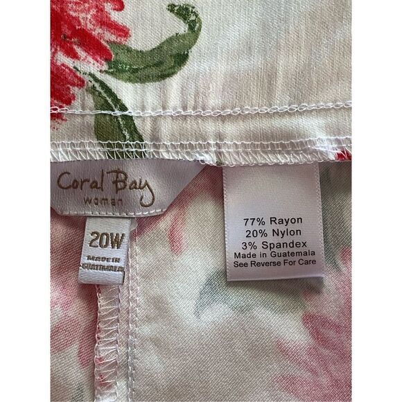 CORAL BAY WOMAN’S 20W FLORAL FAVORITE FIT SKIMMER - Picture 4 of 7